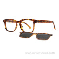 TR90 Square Magnetic UV400 Polarized Clip On Sunglasses